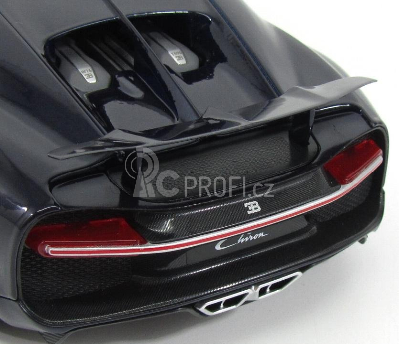 Bburago Plus Bugatti Chiron 1:18 modrá