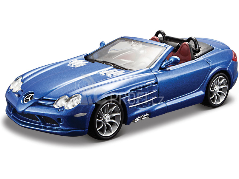 Bburago Plus Mercedes Benz SLR Mclaren Roadster 1:32 modrá