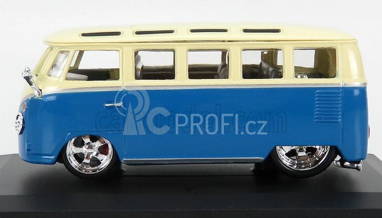 Bburago Plus Volkswagen Van Samba 1:32 modrá