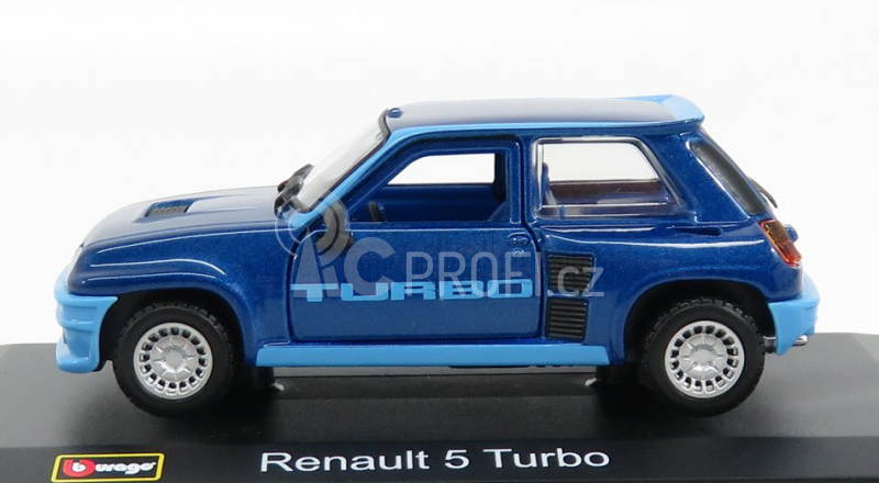 Bburago Renault 5 Turbo 1:32 modrá