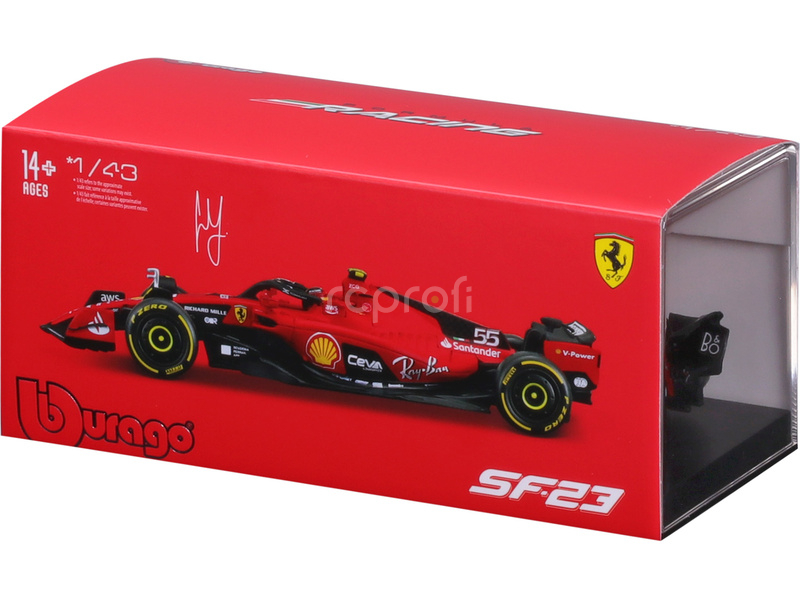 Bburago Signature Ferrari SF-23 1:43 #55 Sainz