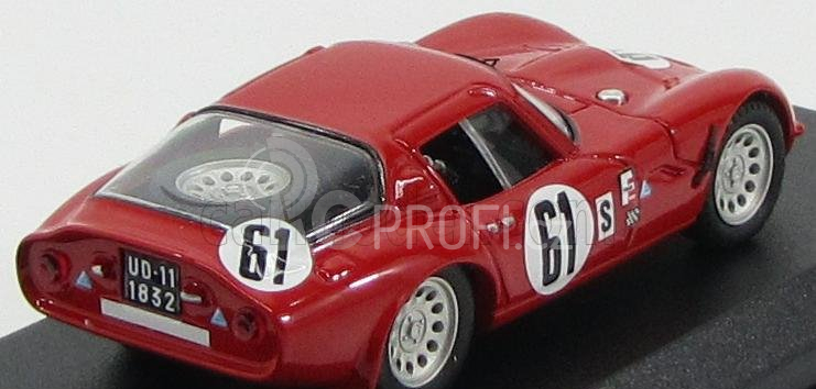 Best-model Alfa romeo Tz2 Coupe N 61 Sebring 1966 T.zeccoli 1:43 Red