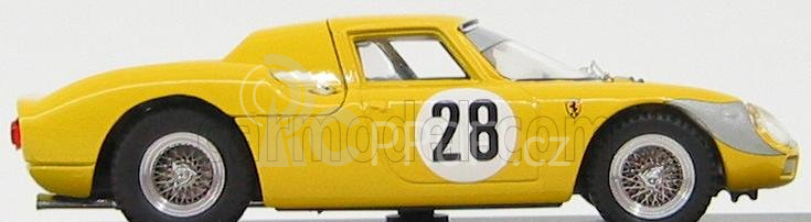 Best-model Ferrari 250 Lm N 28 1000km Parigi 1966 Gosselin - Noblet 1:43 Žlutá