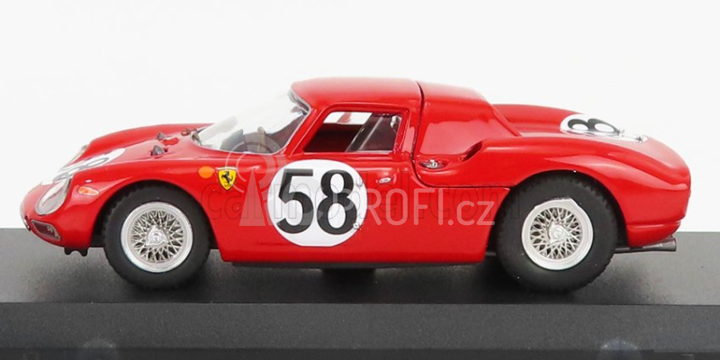 Best-model Ferrari 250lm 3.3l V12 Team N.a.r.t. N 58 24h Le Mans 1964 J.rindt - D.piper 1:43 Red