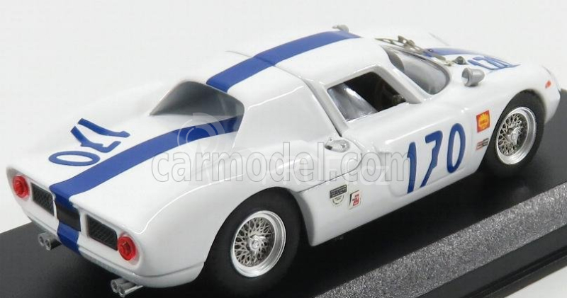 Best-model Ferrari 250lm Coupe N 170 Targa Florio 1966 Swanson - Ennis 1:43 Bílá