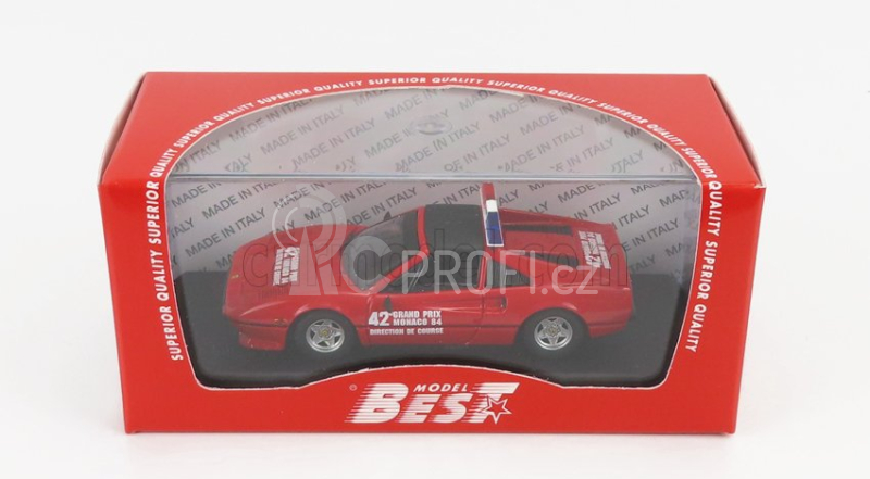 Best-model Ferrari 308 Gts Official Safety Car F1 Monaco Gp 1984 1:43 Red