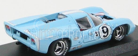 Best-model Lola T70 Coupe N 9 Sebring 1968 Patrick - Jordan 1:43 Světle Modrá