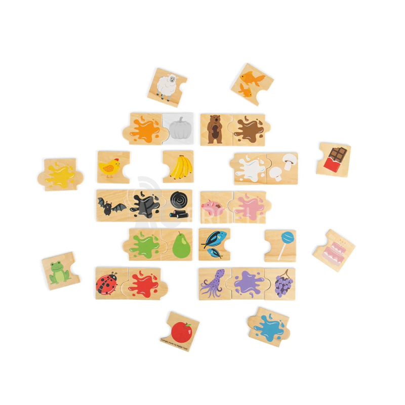 Bigjigs Toys Didaktické puzzle Barvy