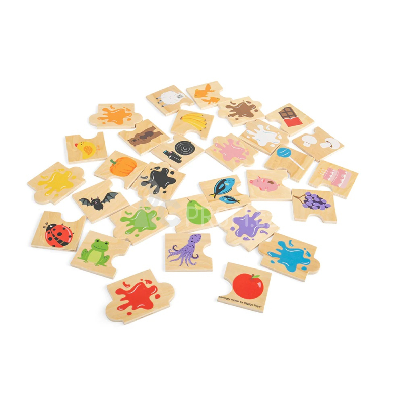 Bigjigs Toys Didaktické puzzle Barvy