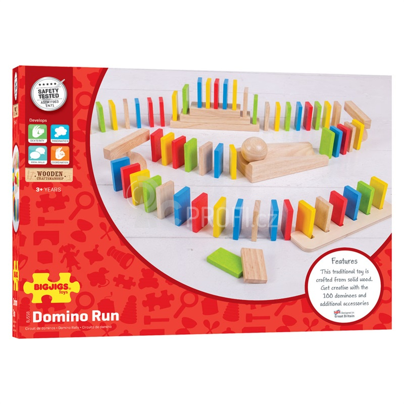 Bigjigs Toys Domino dráha