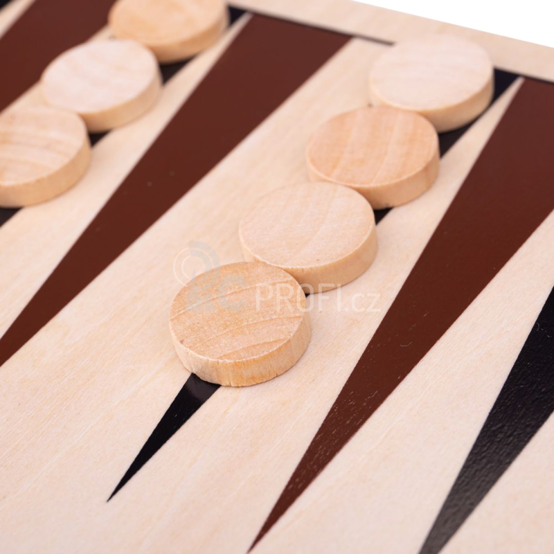 Bigjigs Toys Dřevěný backgammon