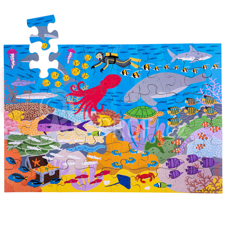 Bigjigs Toys Podlahové puzzle Podmořský svět 48 dílků