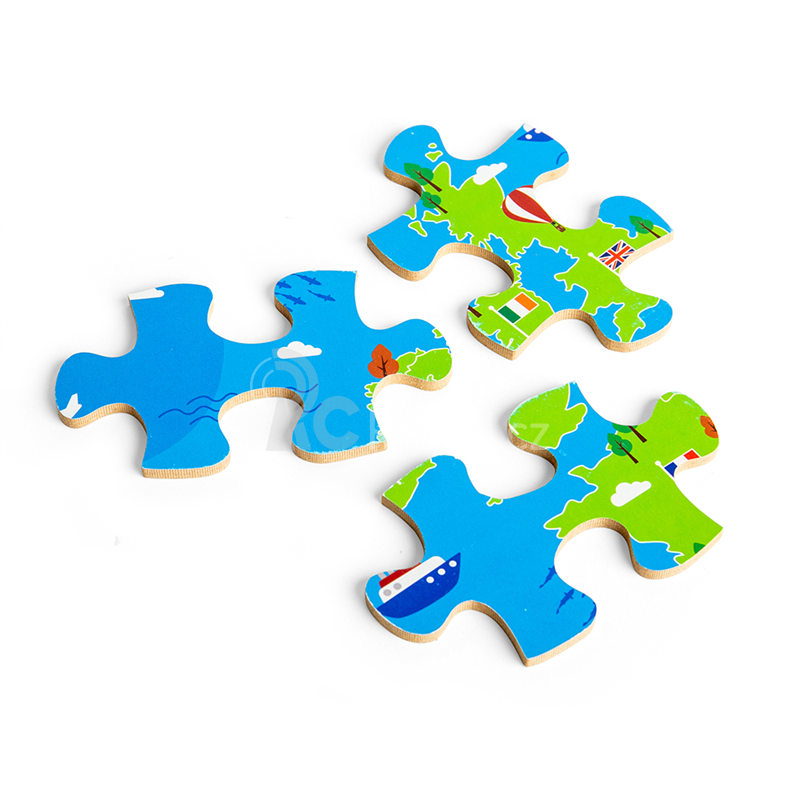 Bigjigs Toys Puzzle Evropské památky