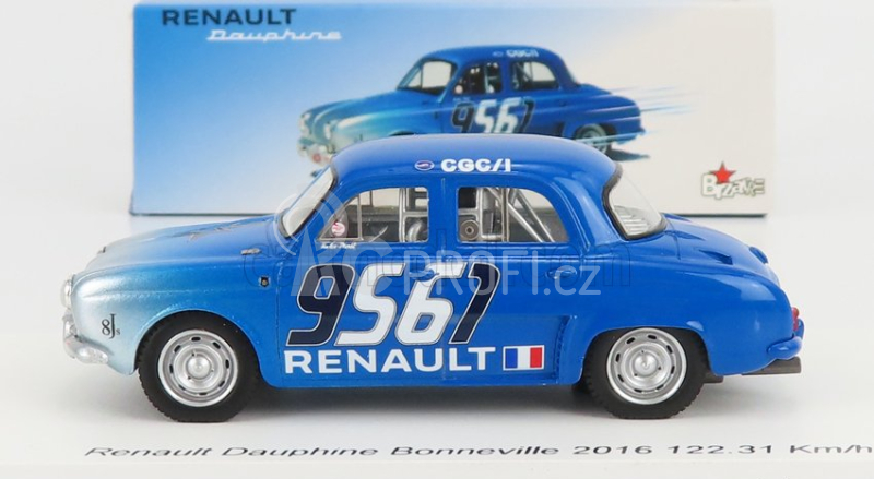 Bizarre Renault Dauphine N 9561 Bonneville 2016 Nicolas Prost 1:43 Blue