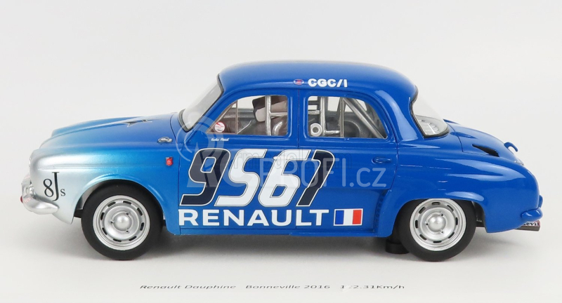 Bizarre Renault Dauphine N 9561 Bonneville 2016 Nicolas Prost 1:18, modrá