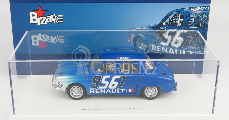 Bizarre Renault Dauphine N 9561 Bonneville 2016 Nicolas Prost 1:18, modrá