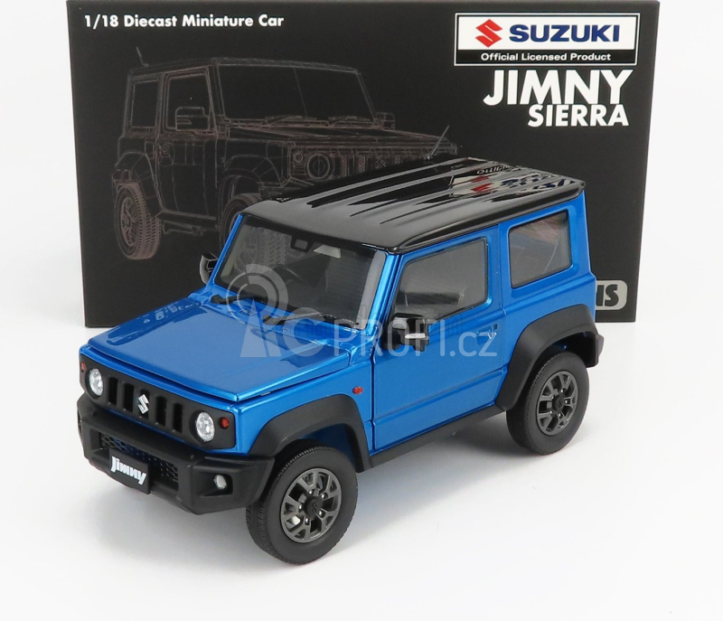 Bm-creations Suzuki Jimny Jb64 Rhd 2019 1:18 Brisk Blue