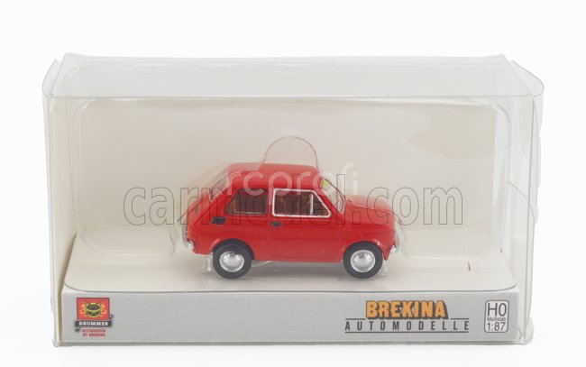 Brekina plast Fiat 126 1972 1:87 Red