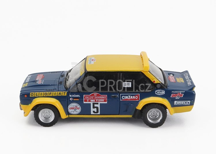 Brekina plast Fiat 131 Abarth N 5 1:87, modrá