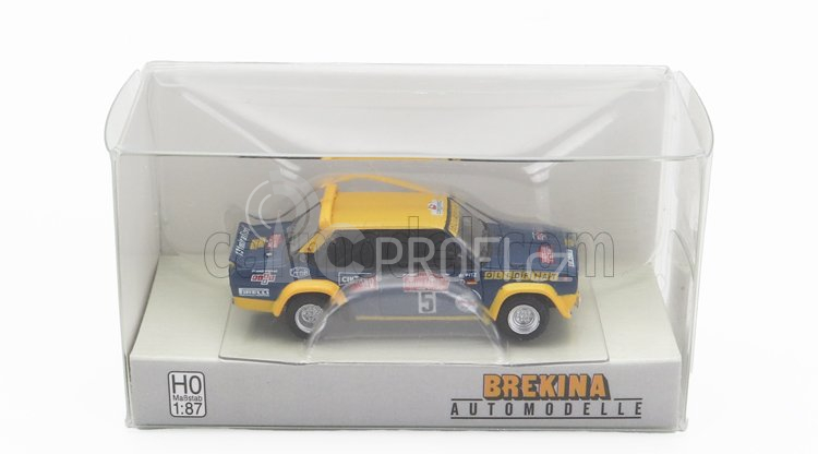 Brekina plast Fiat 131 Abarth N 5 1:87, modrá