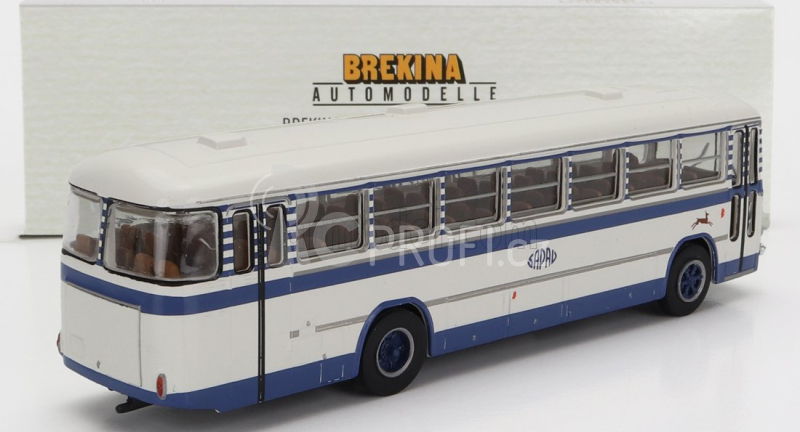 Brekina plast Fiat 306/3 Autobus Interurbano Sapav 1972 1:87 Bílá Modrá