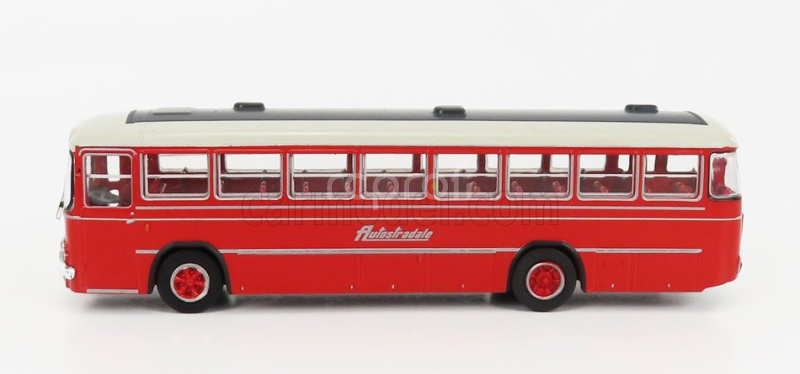 Brekina plast Fiat 306/3 Autobus Linea Autostradale 1962 1:87 Červená Šedá