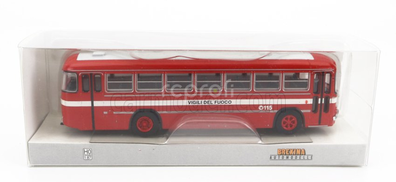 Brekina plast Fiat 306/3 Autobus Vigili Del Fuoco 1962 1:87 Červená Bílá