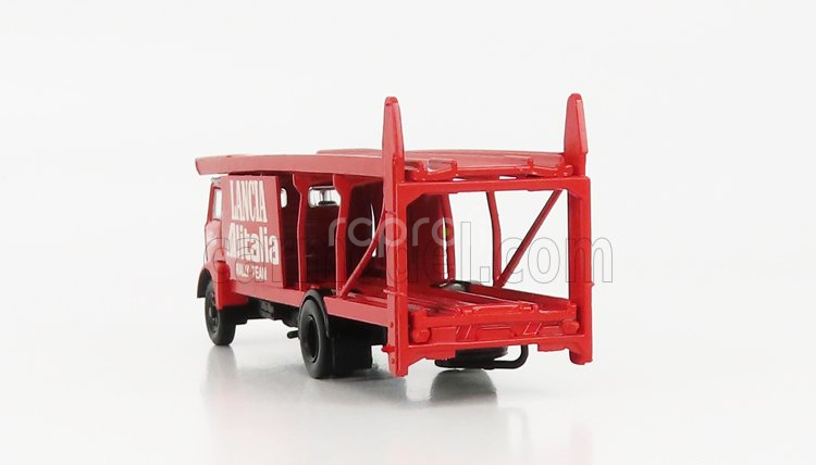 Brekina plast Fiat 640 Truck Car Transporter Team Lancia Rally Alitalia 1949 1:87 Red