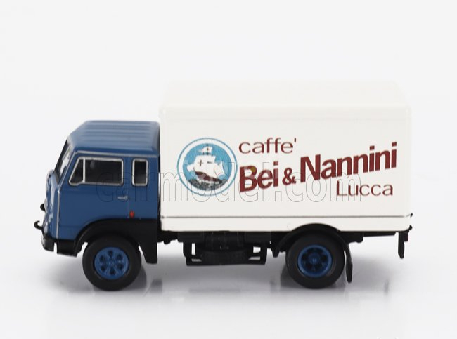 Brekina plast Fiat 642 Truck Cassonato Caffe Bei & Nannini 1962 1:87 Modrá Bílá