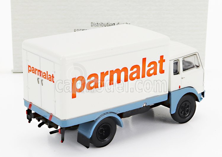 Brekina plast Fiat 642 Truck Cassonato Parmalat 1962 1:87 Bílá Světle Modrá