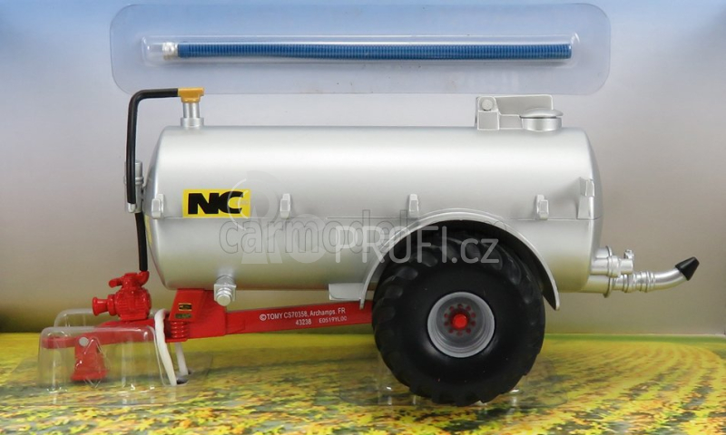 Britains Accessories Nc Trailer Tanker Spread Liquam - Cisterna Spargi Liquame 1:32 Silver