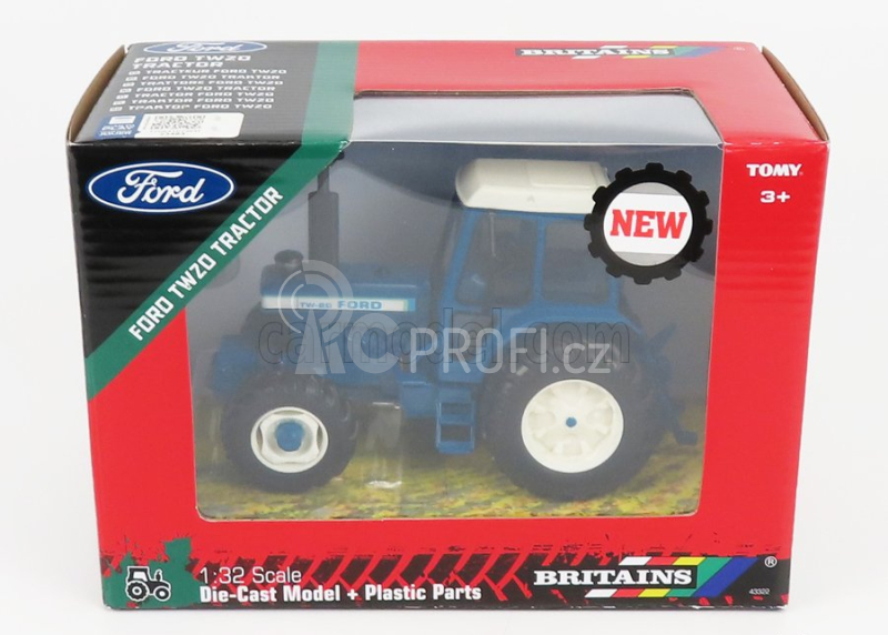 Britains Ford usa Tw20 Tractor 1981 1:32 Blue