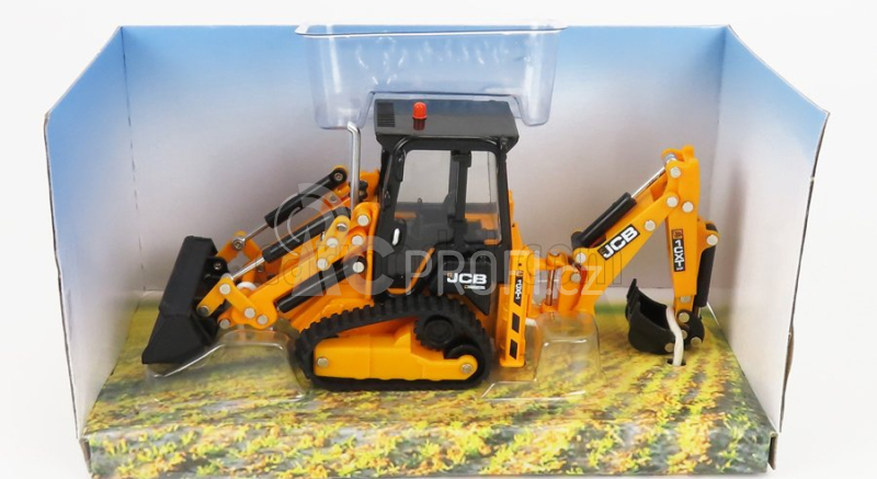 Britains JCB 1 Cxt Cingolato Tractor 2017 - Excavator 1:32 Žlutá Černá