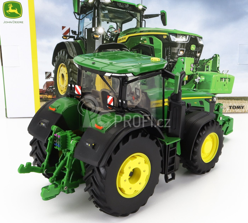 Britains John deere 8r 410 Tractor 2020 1:32 Zelená Žlutá