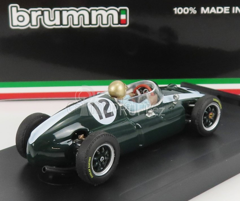 Brumm Cooper F1 T51 Climax N 12 1:43, tmavě zelená