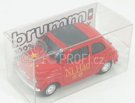 Brumm Fiat 500 Brums Cina Ni Hao 2018 1:43 Red