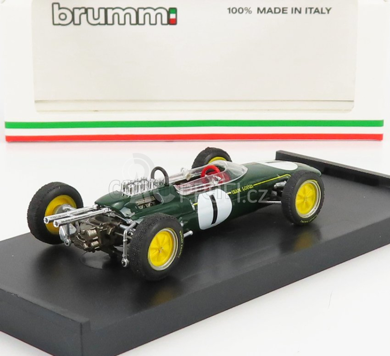 Brumm Lotus F1 25 N 1 Winner Belgium Gp Jim Clark 1963 World Champion 1:43 Zelená