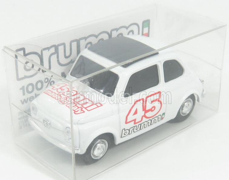 Brumm prom Fiat 500 Brums 45th Anniversary 1:43 Bílá