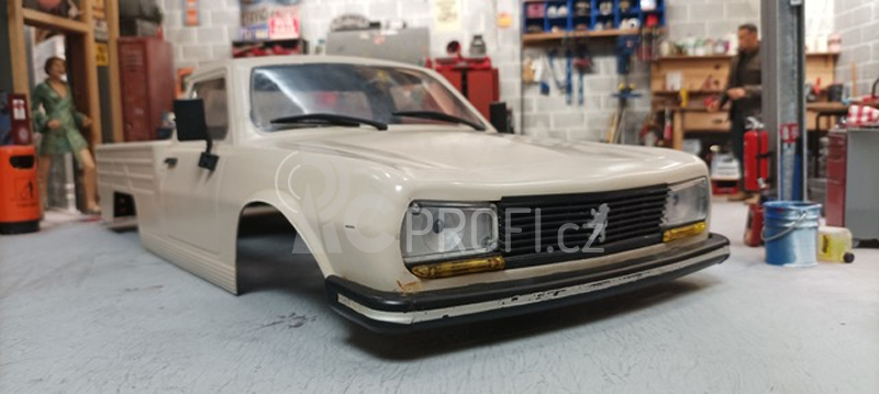 Čirá karoserie PEUGEOT 504 včetně příslušenství, licencovaná