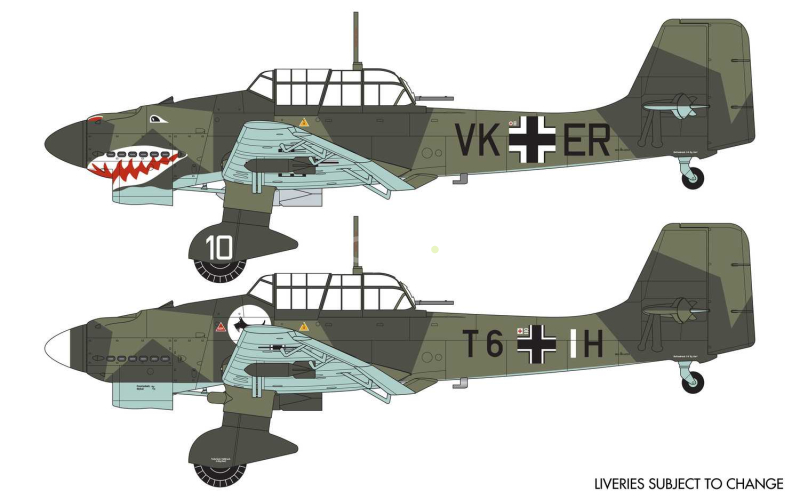 Classic Kit letadlo A03087A - Junkers Ju87 B-1 Stuka (1:72)