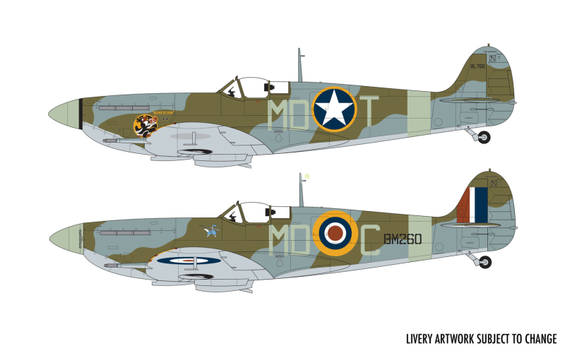 Classic Kit letadlo A05125A - Supermarine Spitfire Mk.Vb (1:48)