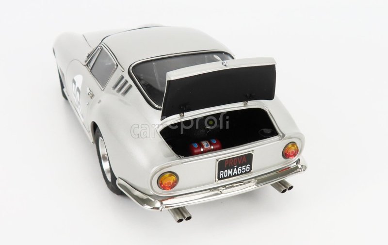 Cmc Ferrari 275 Gtb/c Competizione Ch.9051 N 98 500km Mugello 1966 R.sinibaldi - M.grana 1:18 Silver