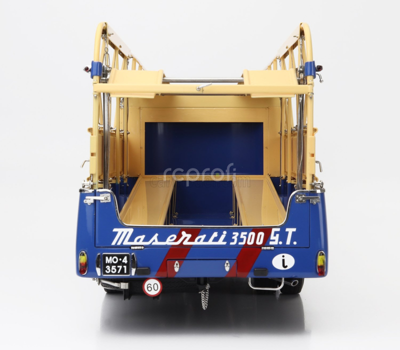 Cmc Fiat 642rn2 Truck Bartoletti Maserati Car Transporter 1957 1:18 Modrá Žlutá