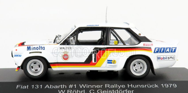 Cmr Fiat 131 Abarth N 1 Winner Rally Hunsruck 1979 W.rohrl - C.geistdorfer 1:43 Bílá Červená