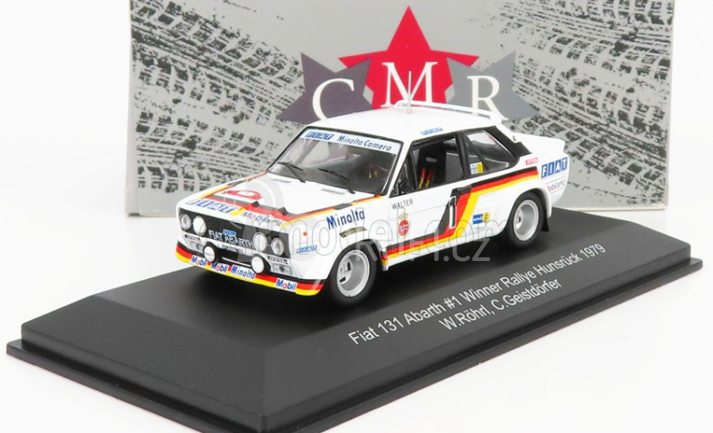 Cmr Fiat 131 Abarth N 1 Winner Rally Hunsruck 1979 W.rohrl - C.geistdorfer 1:43 Bílá Červená