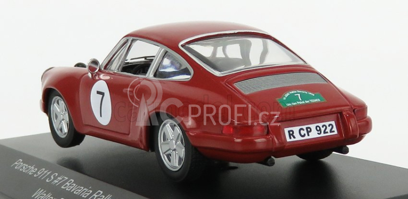 Cmr Porsche 911s N 7 Rally Bavaria 1970 W.rohrl 1:43 Bordeaux Black