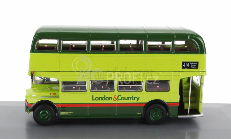 Corgi AEC Rm Autobus London & Country 414 Leatherhead 1960 1:76 2 Tóny Zelené