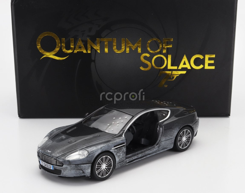 Corgi Aston martin Dbs 2008 (damaged Version) - 007 James Bond - Quantum Of Solace 1:36 Grey Met