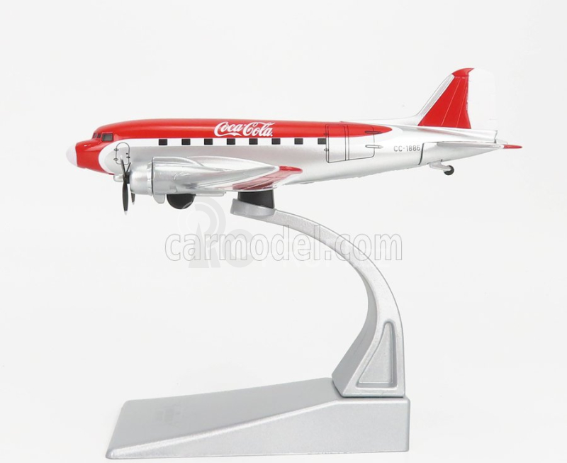 Corgi Douglas Dakota Dc-3 Airplane Coca-cola 1941 1:144 Červená Bílá Stříbrná