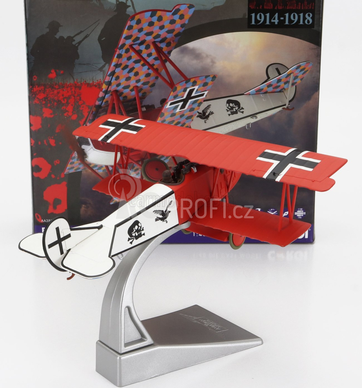 Corgi Fokker D.vii Oaw Military Airplane 1918 1:48 Vojenská Červená Bílá